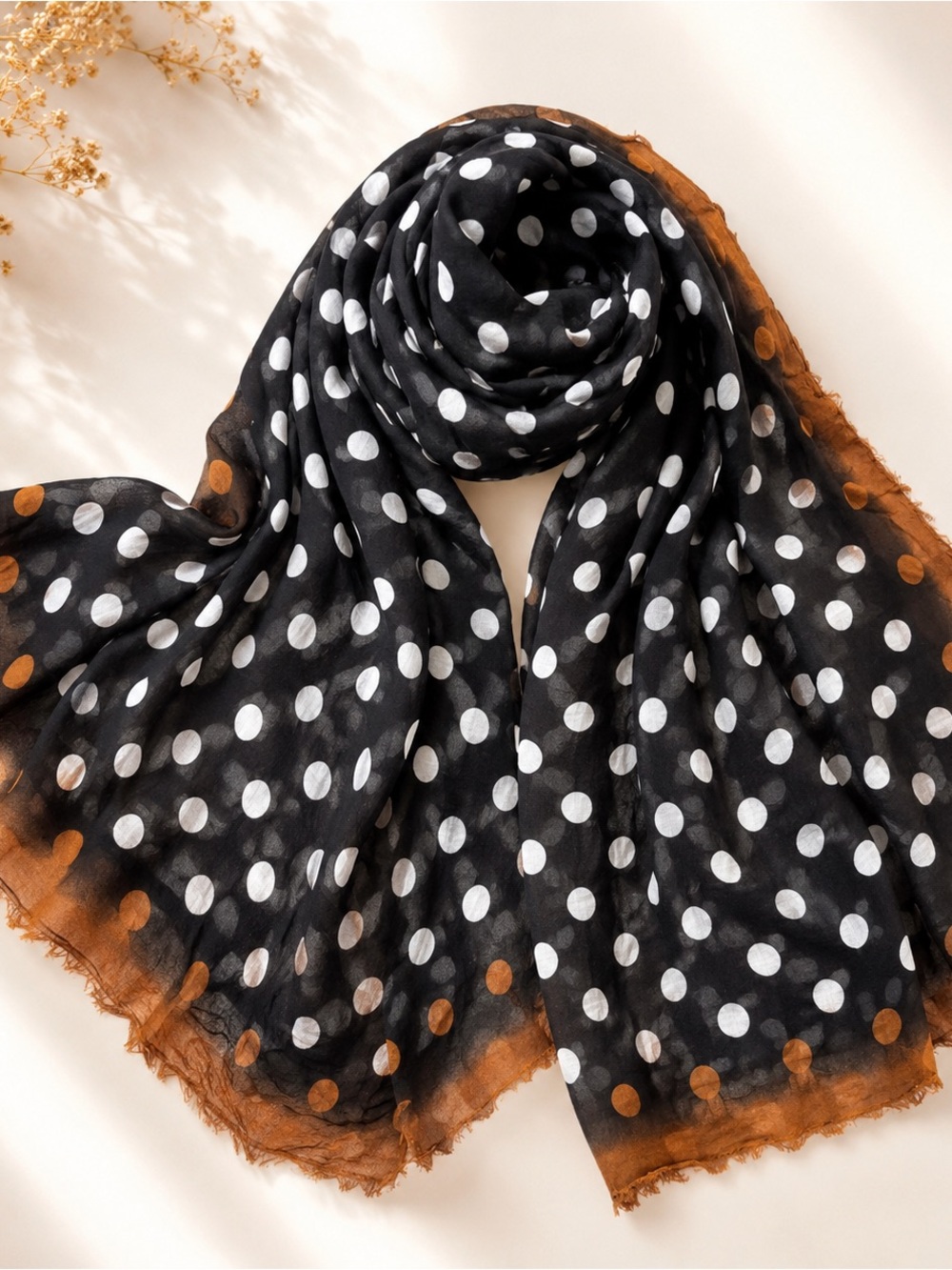 Express Large Polka Dot Scarf or Sarong